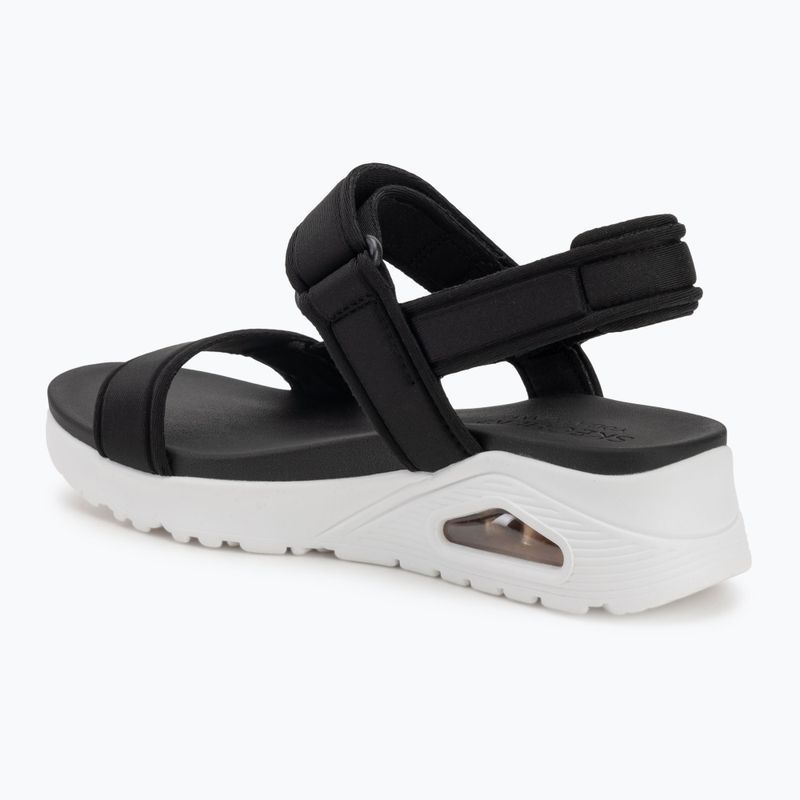 SKECHERS női szandál Uno Summer Stand 2 fekete/fehér 3