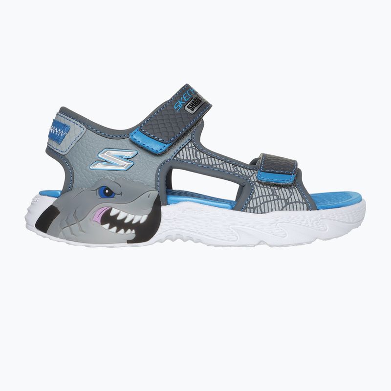 SKECHERS S-Lights Creature Splash faszén/kék gyermek szandálok