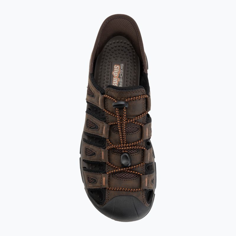 Férfi szandálok SKECHERS Tresmen Norvick brown 5