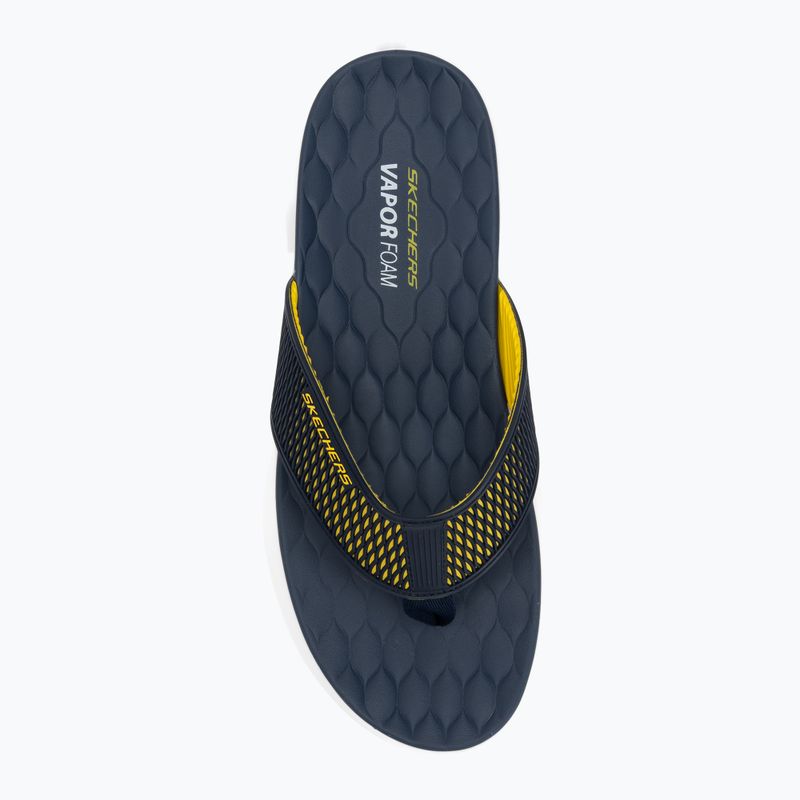 Férfi SKECHERS Vapor Foam Sandal Sayto kék flip flopok 5