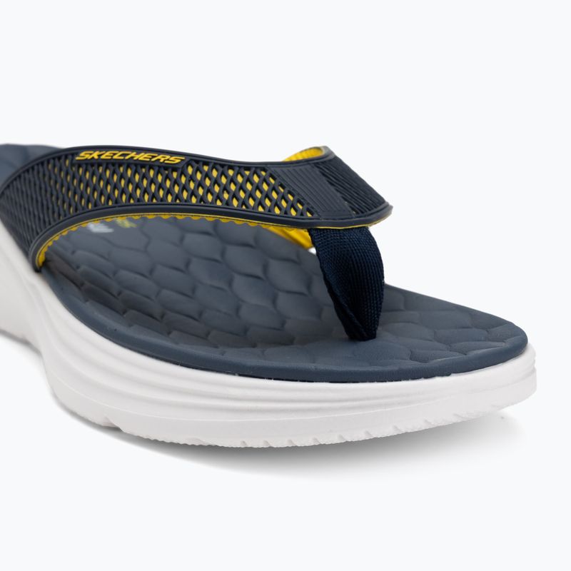 Férfi SKECHERS Vapor Foam Sandal Sayto kék flip flopok 7