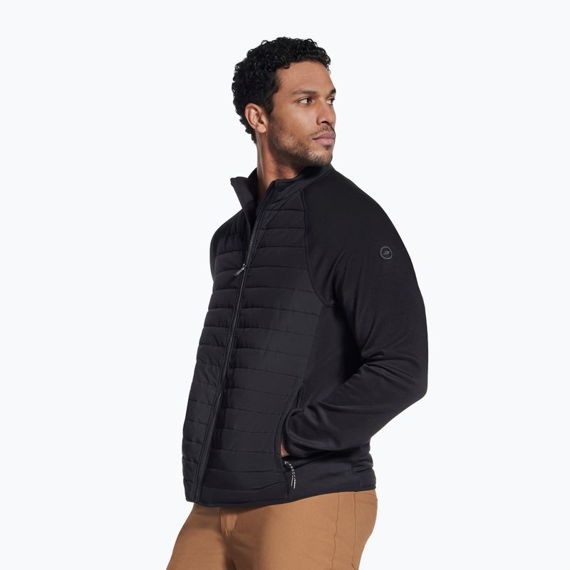 Férfi hibrid kabát SKECHERS The Hoodless Hybrid black 3