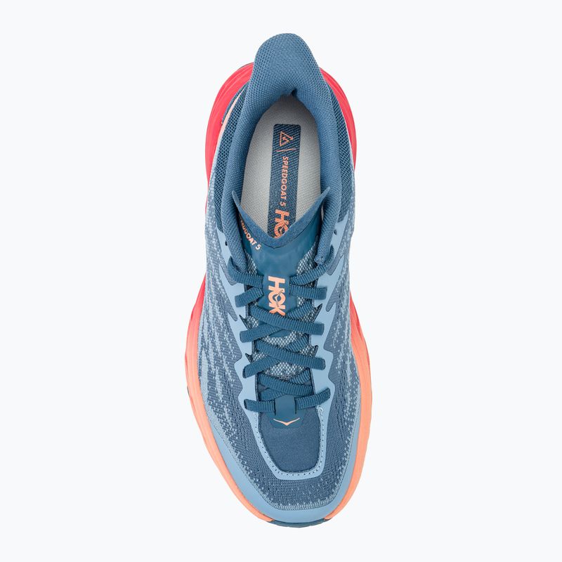 Női futócipő HOKA Speedgoat 5 real teal/papaya 5