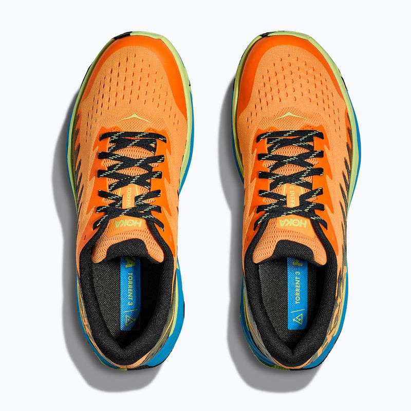 Férfi futócipő HOKA Torrent 3 solar flare/lettuce 12