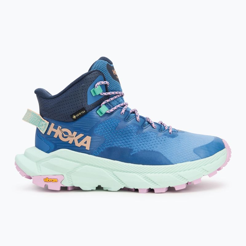 HOKA Trail Code GTX túrabakancs ködös éjszaka/aqua breeze 2