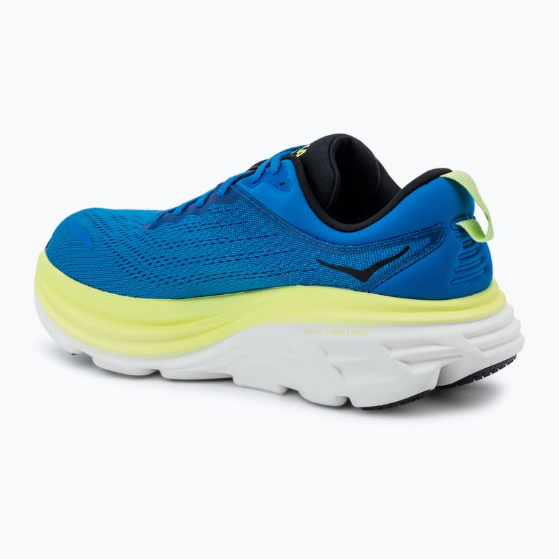 HOKA Bondi 8 electric cobalt/lettuce férfi futócipő 3