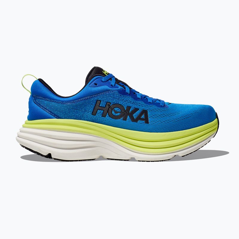 HOKA Bondi 8 electric cobalt/lettuce férfi futócipő 2