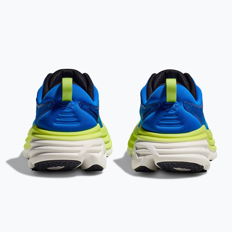 HOKA Bondi 8 Wide electric cobalt/lettuce férfi futócipő 4