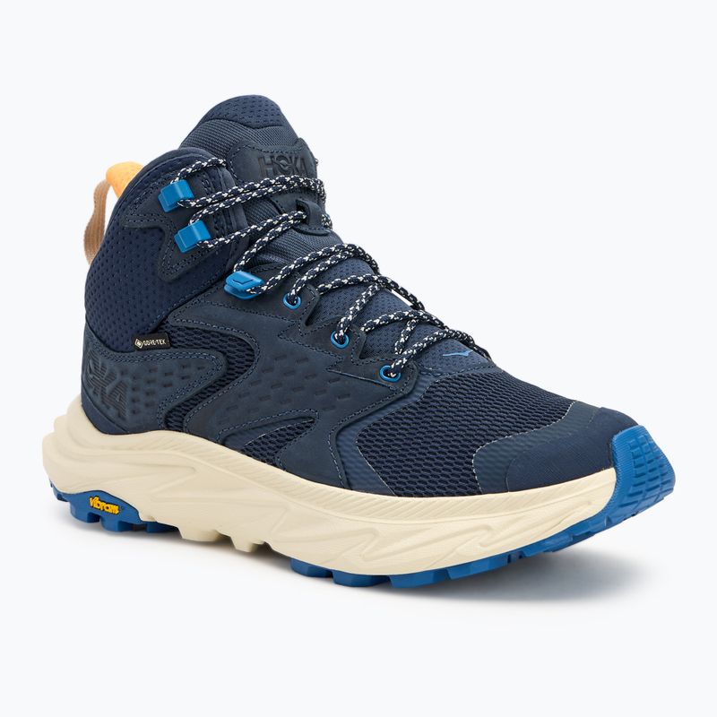 HOKA férfi túrabakancs Anacapa 2 Mid GTX varsity navy/zöld tej