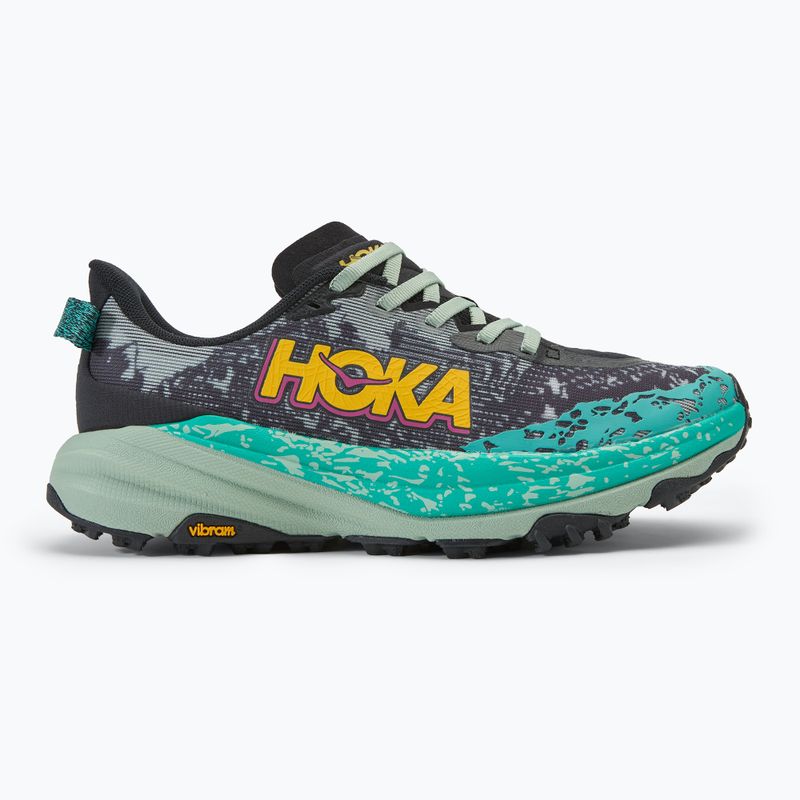 Női futócipő HOKA Speedgoat 6 fekete/aloe vera 2