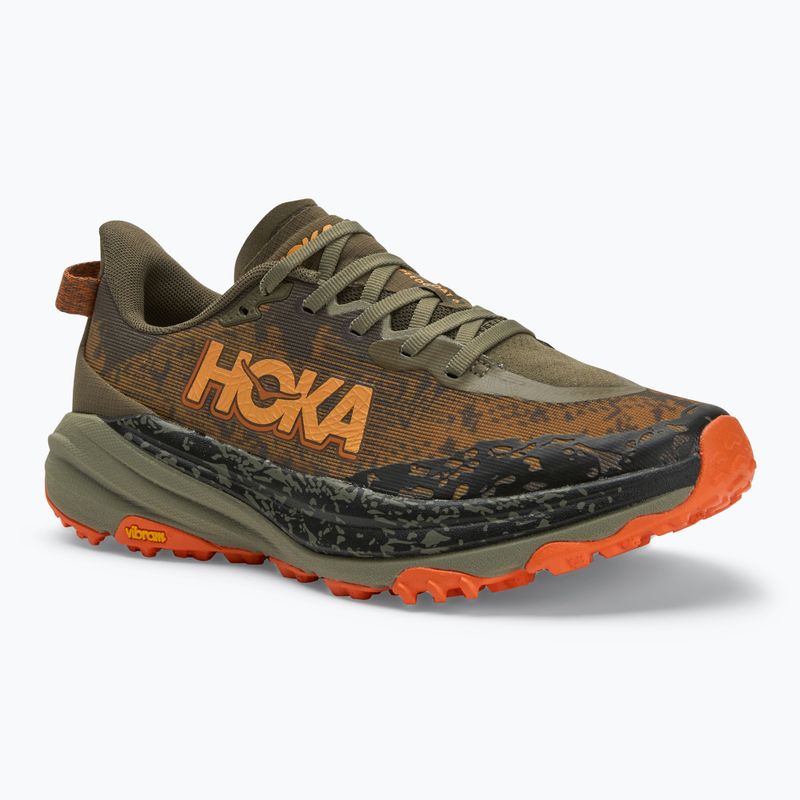 HOKA Speedgoat 6 Wide antik olajzöld/quash férfi futócipő