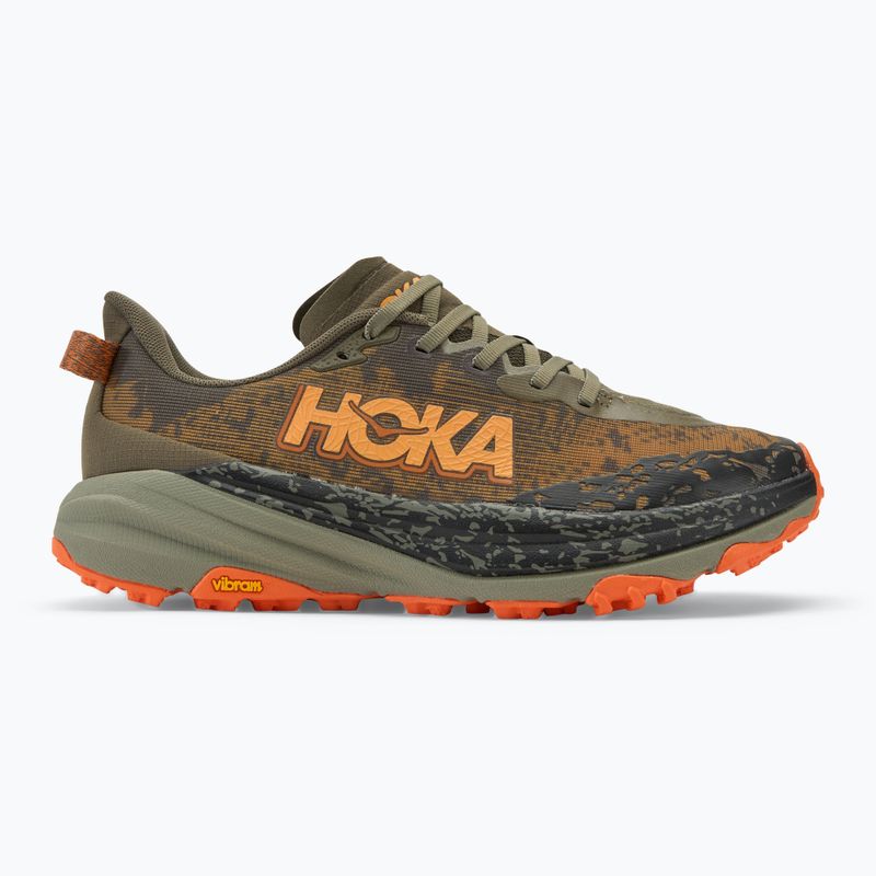 HOKA Speedgoat 6 Wide antik olajzöld/quash férfi futócipő 2