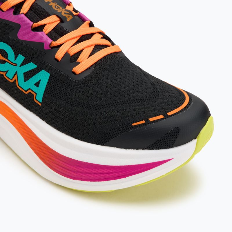 Férfi futócipő HOKA Skyward X fekete/elektromos aqua 7