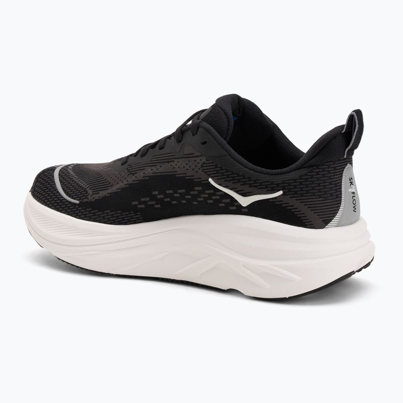 Férfi futócipő HOKA Skyflow Wide fekete/fehér 3