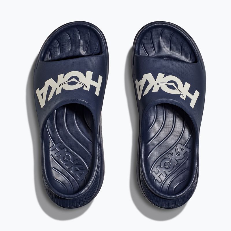 Papucs HOKA Ora Athletic Slide varsity navy/white 8