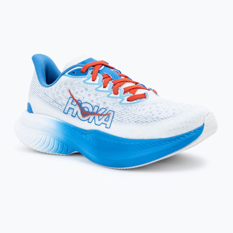 Női futócipő HOKA Mach 6 white/virtual blue