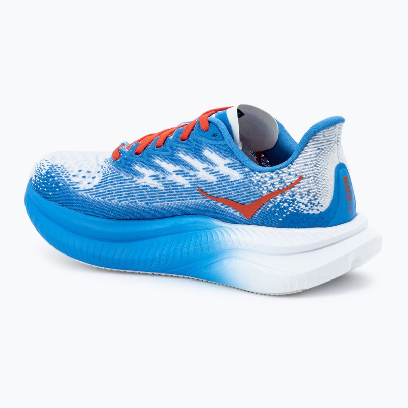 Női futócipő HOKA Mach 6 white/virtual blue 3