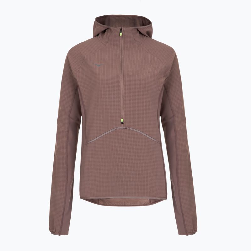 Női futópulóver HOKA Sky Glow Half Zip smokey quartz 4