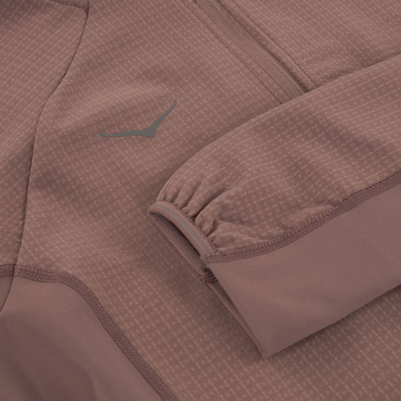Női futópulóver HOKA Sky Glow Half Zip smokey quartz 9