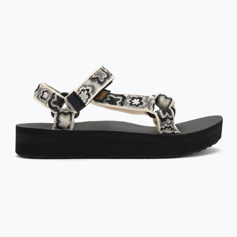 Teva Midform Universal női szandál neon virágos fekete / fehér 2