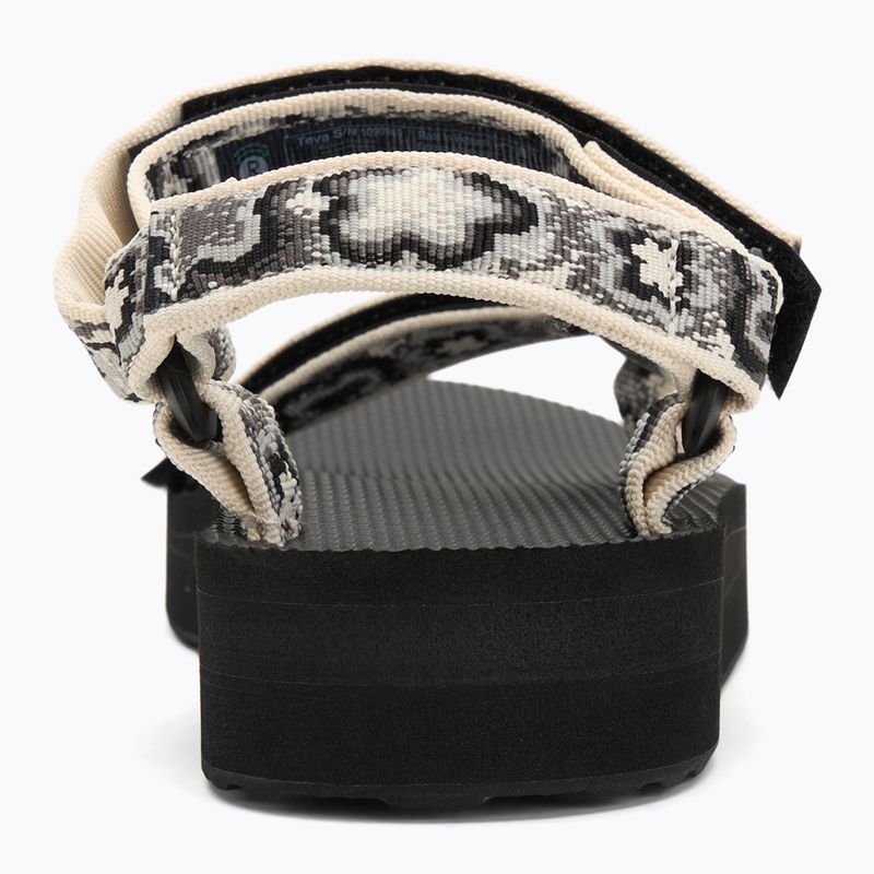 Teva Midform Universal női szandál neon virágos fekete / fehér 6