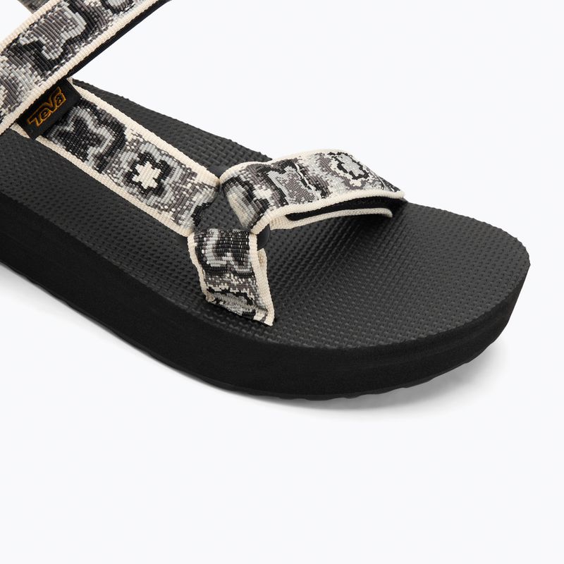 Teva Midform Universal női szandál neon virágos fekete / fehér 7