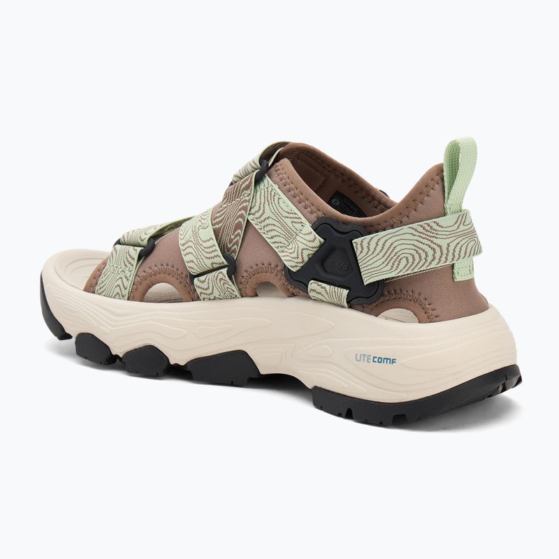 Teva Grandview Max női szandál caribou/seedling 3