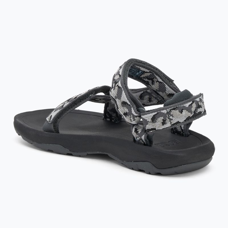 Teva Hurricane XLT2 hegyi mozaik szürke/fekete gyermek szandál 3