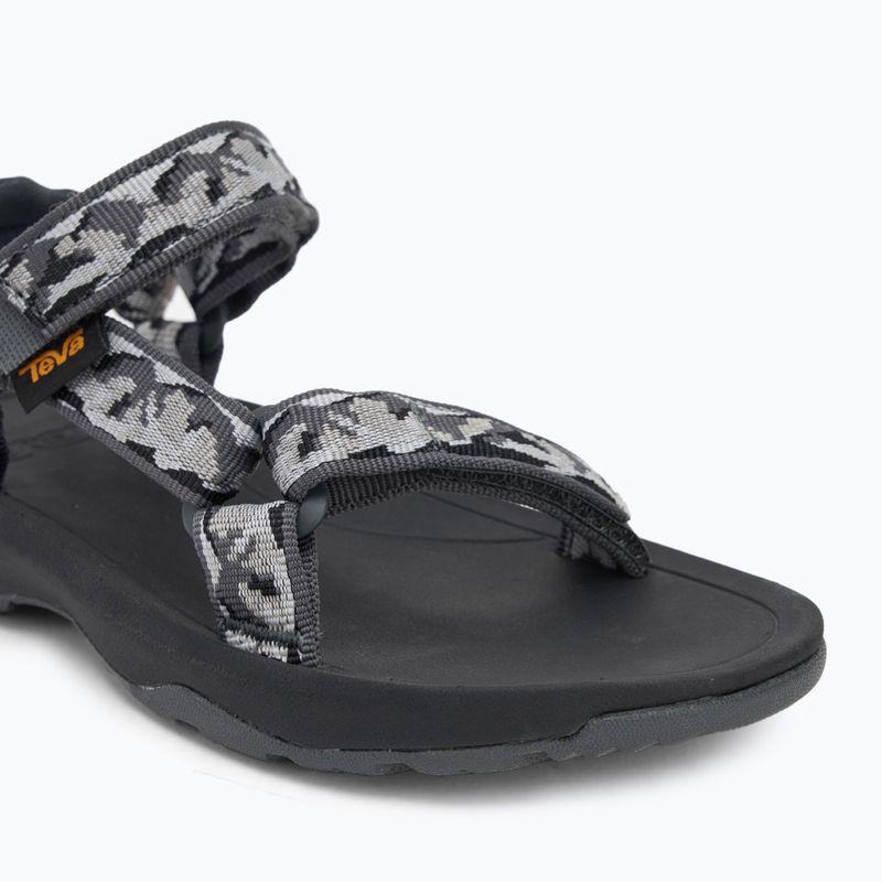 Teva Hurricane XLT2 hegyi mozaik szürke/fekete gyermek szandál 7