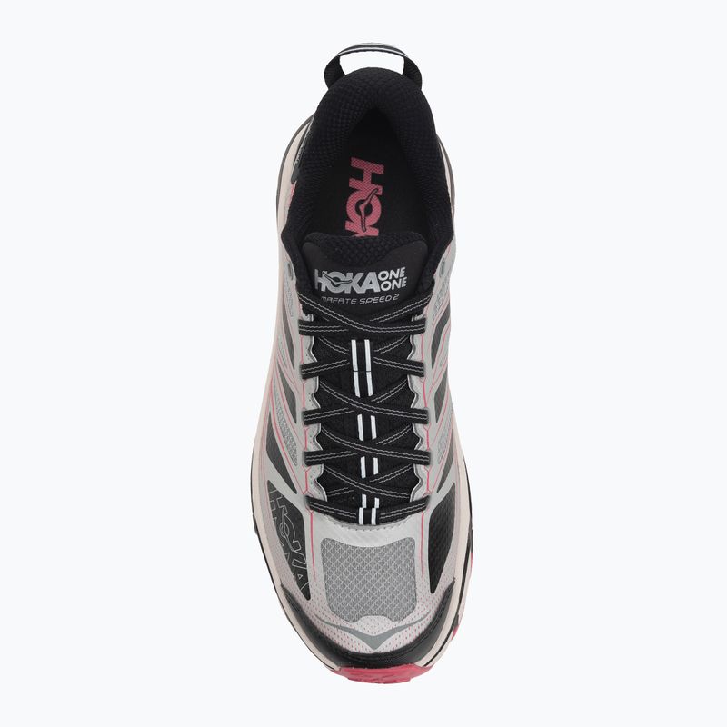 Futócipő HOKA Mafate Speed 2 galactic grey/ruby red 5
