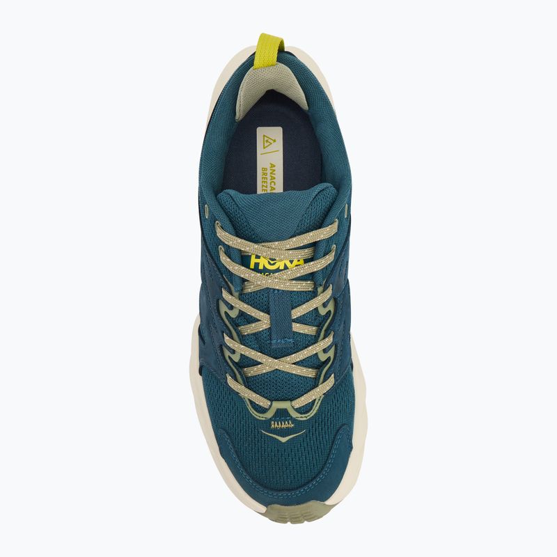 HOKA férfi túrabakancs Anacapa Breeze Low kék szürkület/zabtej 5