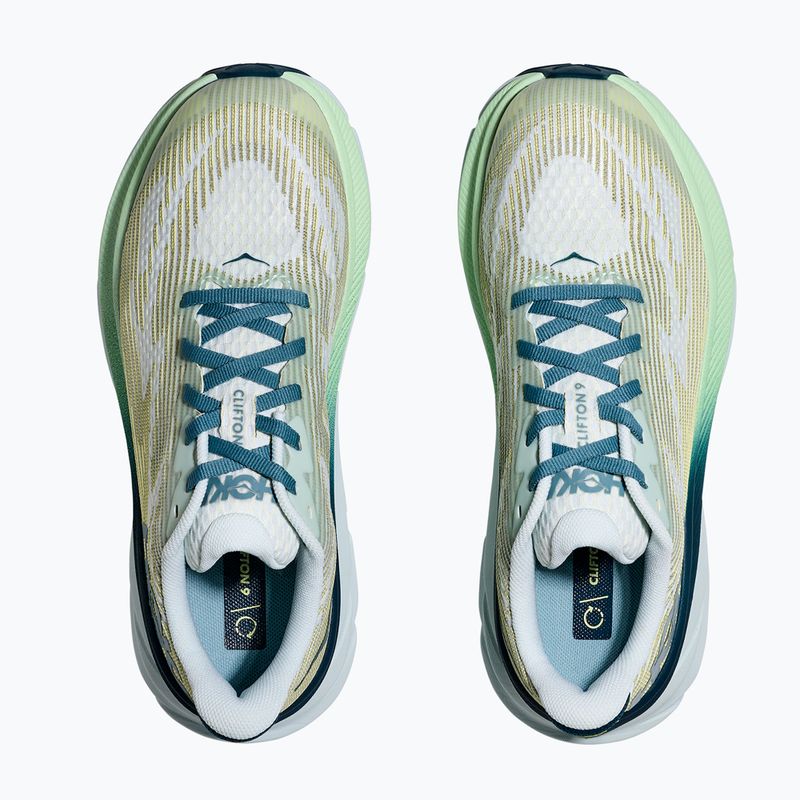 HOKA Clifton 9 csepp/kék szürkület gyermek futócipő 8