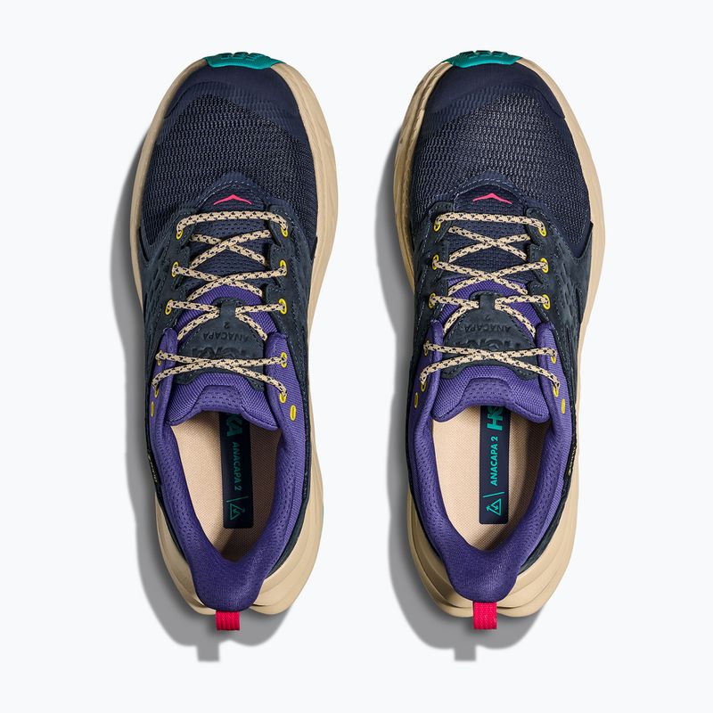 HOKA férfi túrabakancs Anacapa 2 Low GTX varsity navy/mountain iris 8