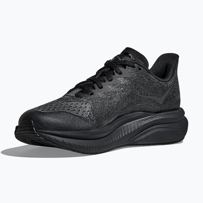 HOKA Mach 6 gyermek futócipő fekete/fekete 15