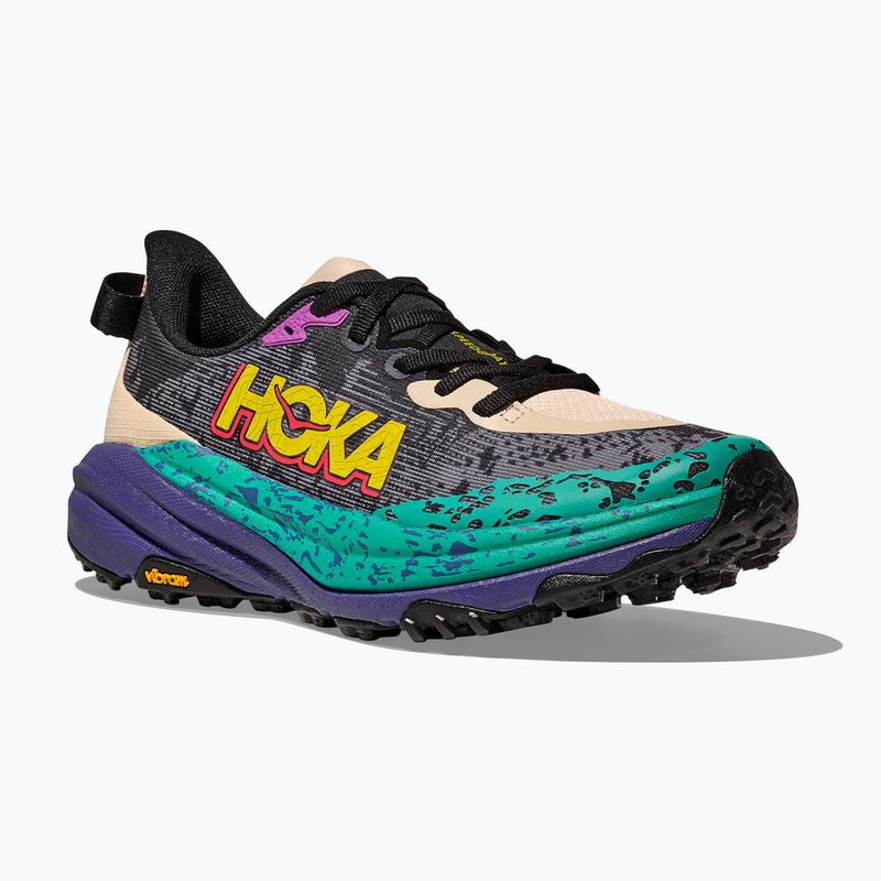 HOKA Speedgoat 6 oatmeal/mountain iris férfi futócipő