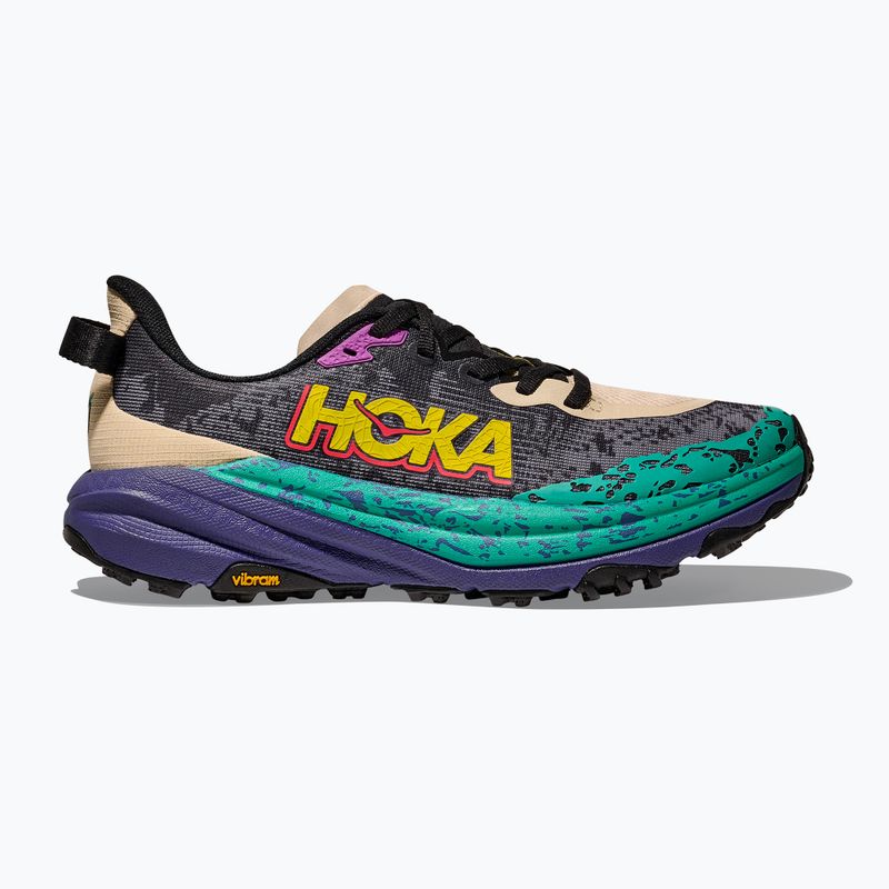 Női futócipő HOKA Speedgoat 6 oatmeal/mountain iris 2