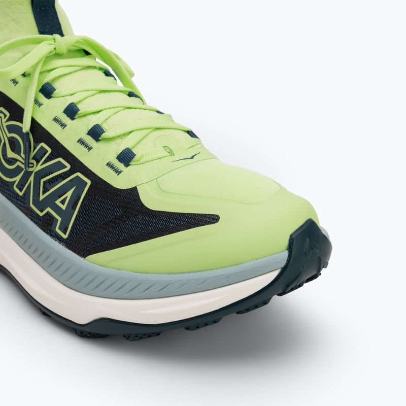 Férfi HOKA Tecton X 3 almáskék/kék szürkület futócipő 7