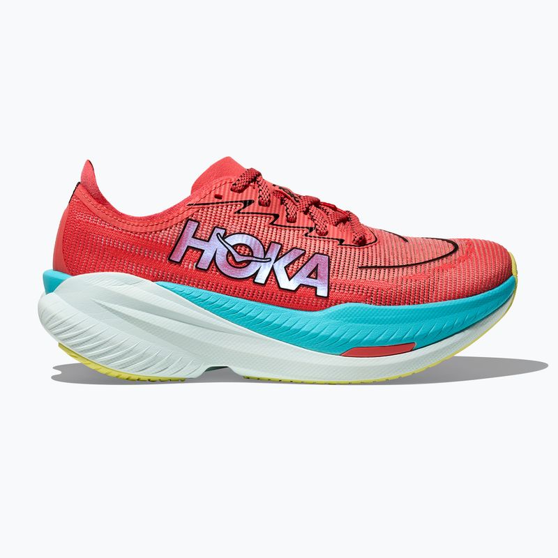Női futócipő HOKA Mach X 2 grapefruit/elektromos korall 10