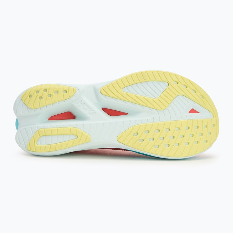 Női futócipő HOKA Mach X 2 grapefruit/elektromos korall 5