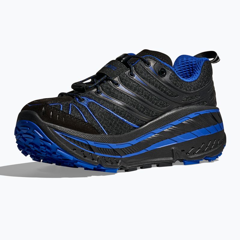 HOKA Stinson Evo OG cipő black/ultramarine 4