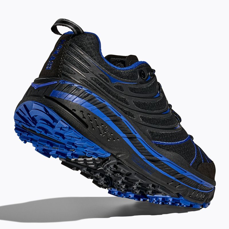 HOKA Stinson Evo OG cipő black/ultramarine 5