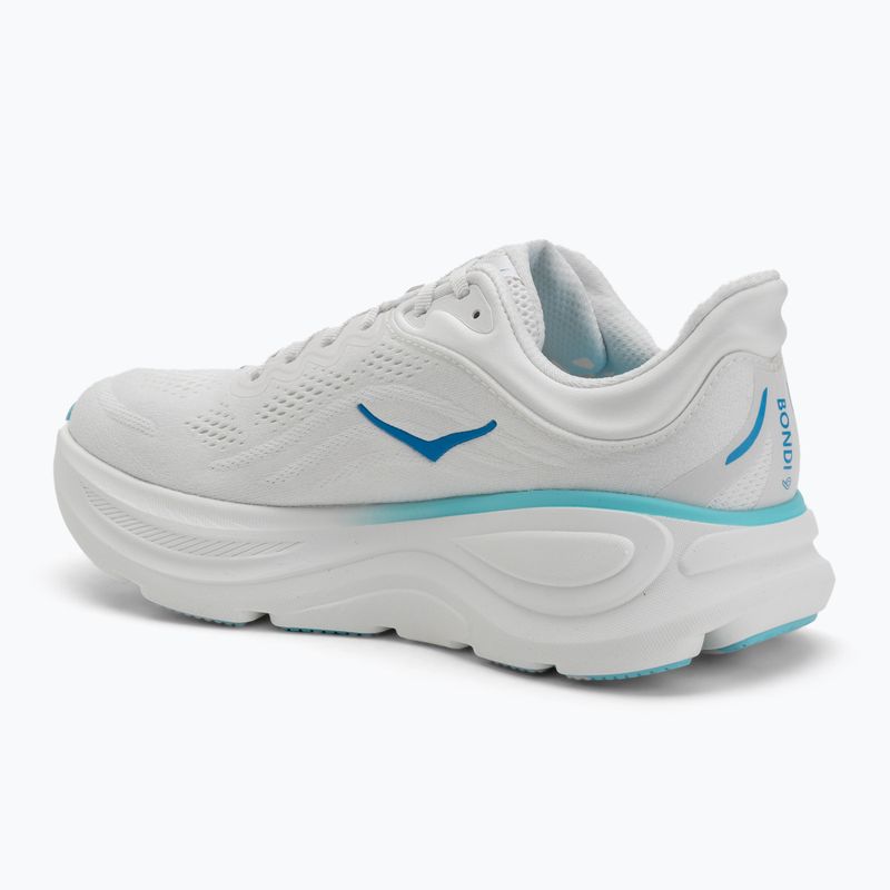 Férfi futócipő HOKA Bondi 9 fehér/hoka kék 3