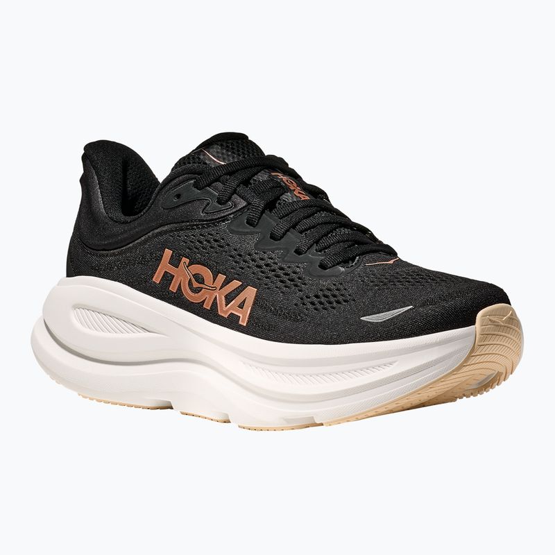 Női futócipő HOKA Bondi 9 black/rose gold 8