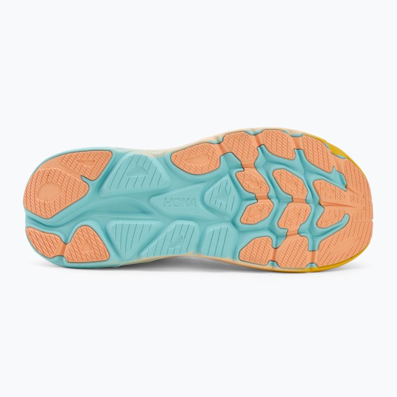 Férfi futócipő HOKA Clifton 10 kék szikra/fehér 4