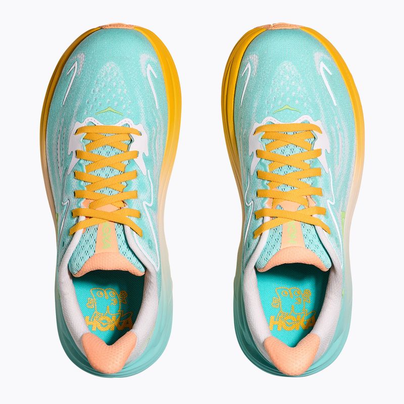 Férfi futócipő HOKA Clifton 10 kék szikra/fehér 15