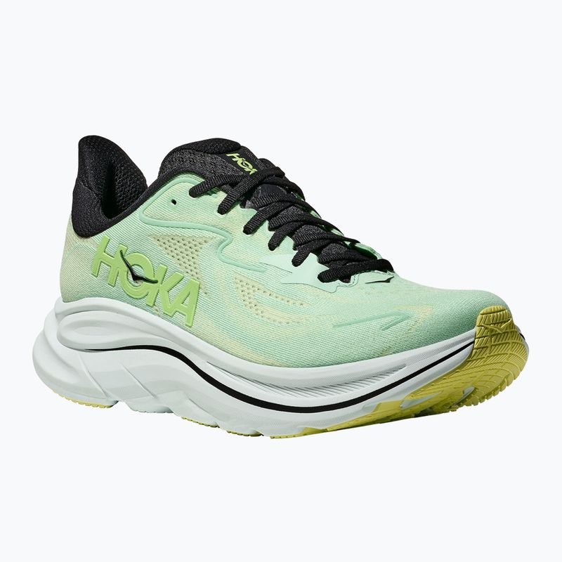 HOKA férfi futócipő Clifton 10 menta fluorite/luna moth