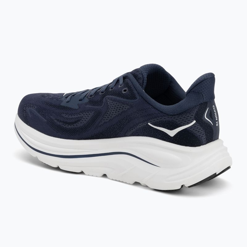Férfi futócipő HOKA Clifton 10 navy/fehér 3