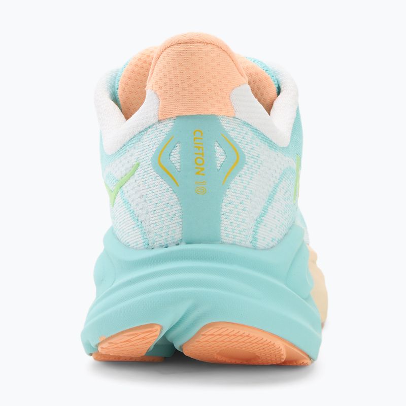 Női futócipő HOKA Clifton 10 kék szikra/fehér 6