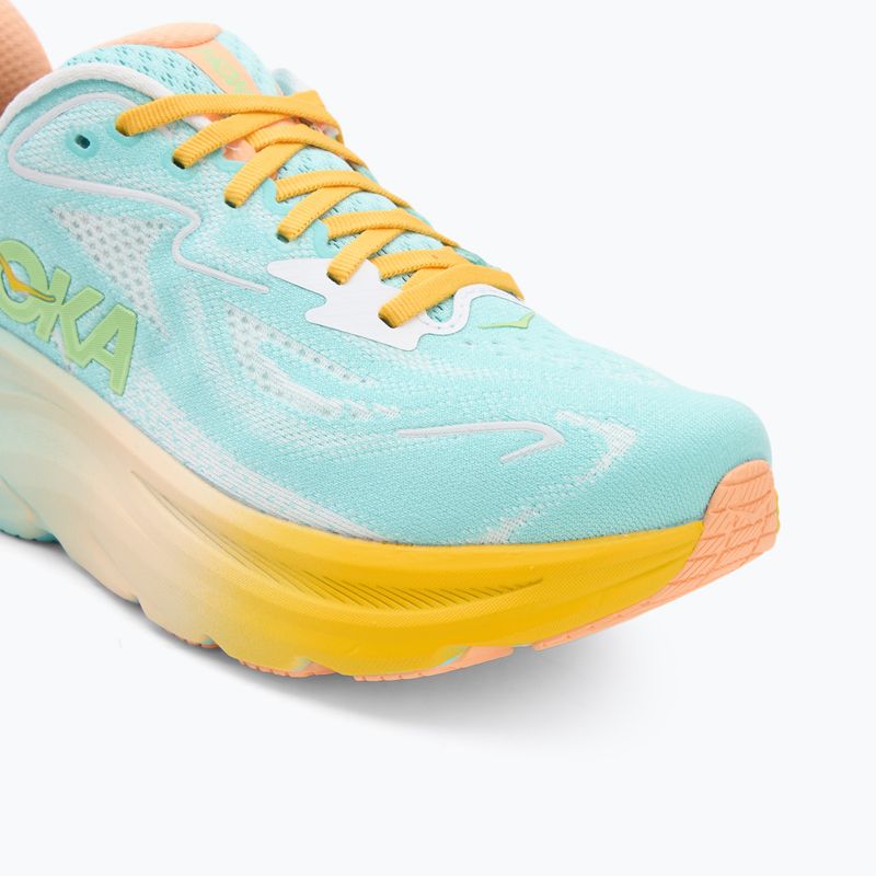 Női futócipő HOKA Clifton 10 kék szikra/fehér 7