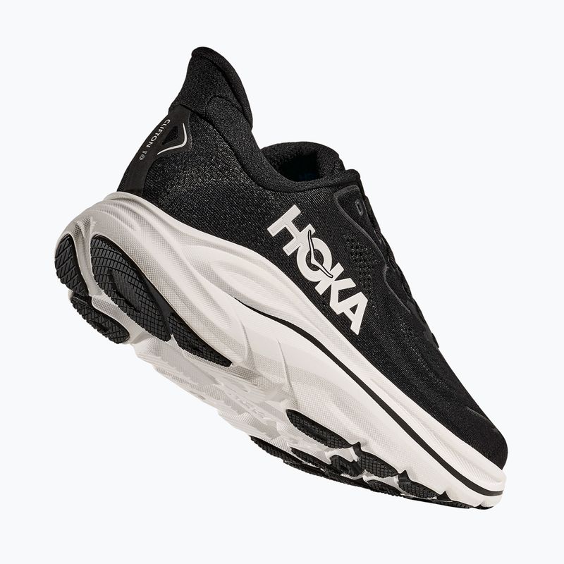 Női futócipő HOKA Clifton 10 Wide fekete/fehér 3